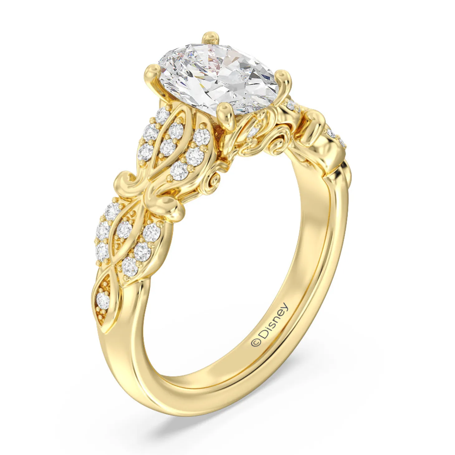 Enchanted Star Lab Grown Diamond Cinderella Carriage Engagement Ring
