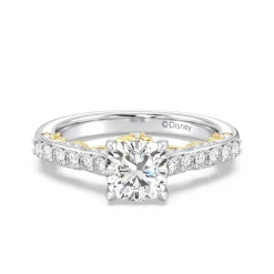 Enchanted Star Lab Grown Diamond 14K Gold Belle Rose Engagement Ring