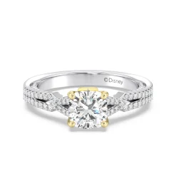 Enchanted Star Lab Grown Diamond 14K Gold Aurora Crown Engagement Ring