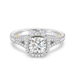 Enchanted Star Lab Grown Diamond 14K Gold Ariel Halo Engagement Ring