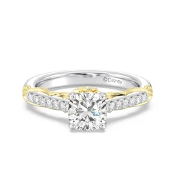 Enchanted Star Lab Grown Diamond 14K Gold Belle Rose Engagement Ring