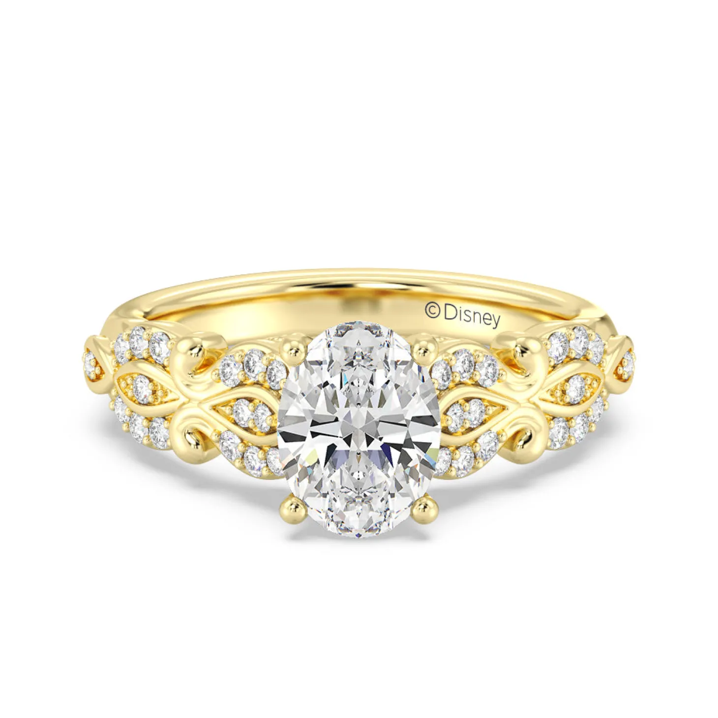 Enchanted Star Lab Grown Diamond Cinderella Carriage Engagement Ring
