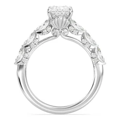 Enchanted Star Lab Grown Diamond 14K Gold Ariel Seashell Engagement Ring