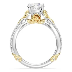 Enchanted Star Lab Grown Diamond 14K Gold Belle Vintage Engagement Ring