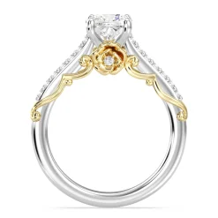 Enchanted Star Lab Grown Diamond 14K Gold Belle Rose Engagement Ring
