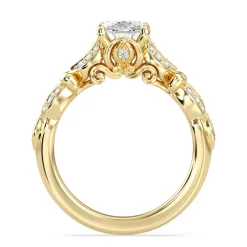 Enchanted Star Lab Grown Diamond Cinderella Carriage Engagement Ring