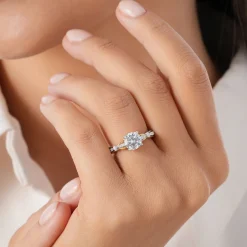 Enchanted Star Lab Grown Diamond 14K Gold Belle Ballroom Engagement Ring