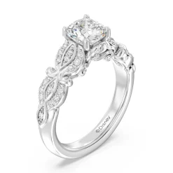 Enchanted Star Lab Grown Diamond Cinderella Carriage Engagement Ring