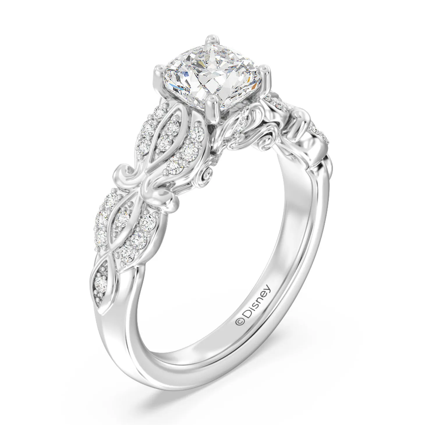 Enchanted Star Lab Grown Diamond Cinderella Carriage Engagement Ring