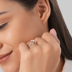 Enchanted Star Lab Grown Diamond 14K Gold Aurora Engagement Ring