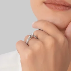 Enchanted Star Lab Grown Diamond 14K Gold Aurora Engagement Ring