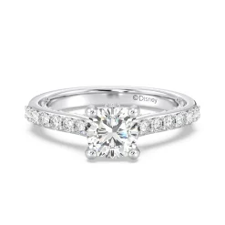 Enchanted Star Lab Grown Diamond 14K Gold Aurora Engagement Ring with Hidden Accent Details