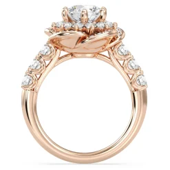 Enchanted Star Lab Grown Diamond Belle Rose Engagement Ring
