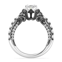 Enchanted Star Lab Grown Diamond 14K Gold Ursula Trident Engagement Ring