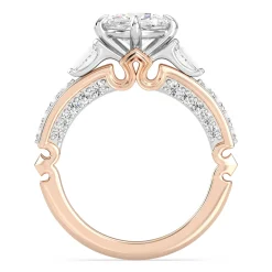 Enchanted Star Lab Grown Diamond 14K Gold Aurora Crown Engagement Ring