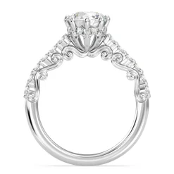 Enchanted Star Lab Grown Diamond 14K Gold Cinderella Filigree Engagement Ring
