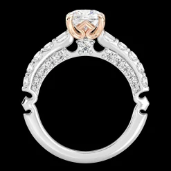 Enchanted Star Lab Grown Diamond 14K Gold Aurora Crown Engagement Ring