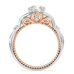 Enchanted Star Lab Grown Diamond 14K Gold Cinderella Carriage Engagement Ring