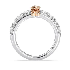 Enchanted Star Lab Grown Diamonds Belle Rose Anniversary Band