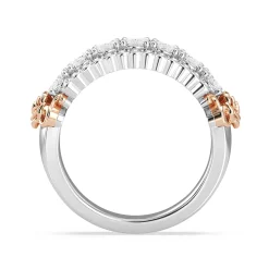 Enchanted Star Lab Grown Diamonds Belle Rose Anniversary Band