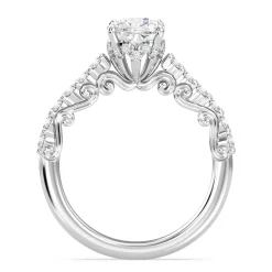 Enchanted Star Lab Grown Diamond 14K Gold Cinderella Filigree Engagement Ring