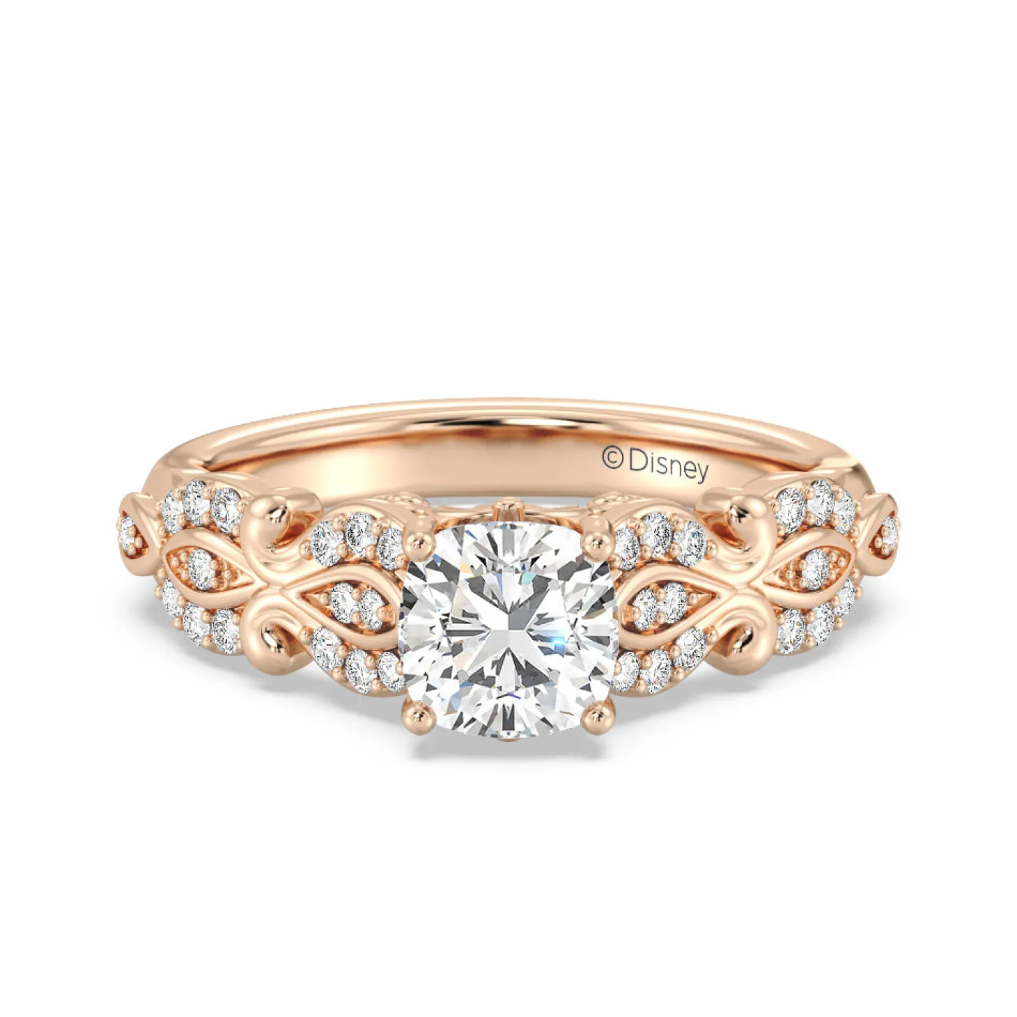 Enchanted Star Lab Grown Diamond Cinderella Carriage Engagement Ring