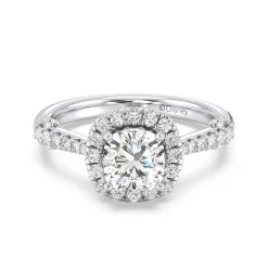 Enchanted Star Lab Grown Diamond 14K Gold Aurora Halo Engagement Ring