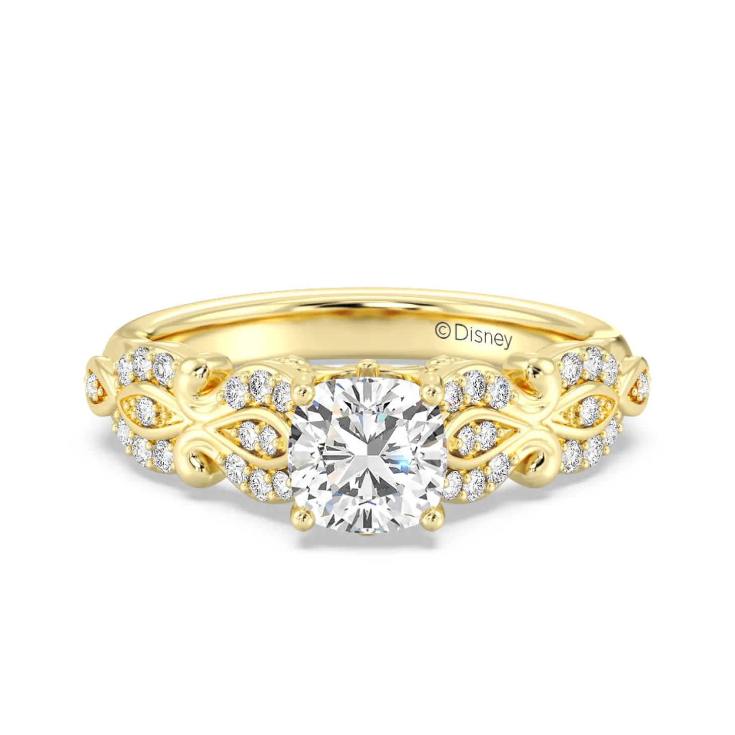 Enchanted Star Lab Grown Diamond Cinderella Carriage Engagement Ring