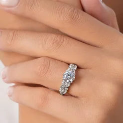 Enchanted Star Lab Grown Diamond Cinderella Carriage Engagement Ring
