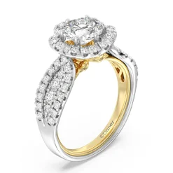 Enchanted Star Lab Grown Diamond 14K Gold Belle Engagement Ring