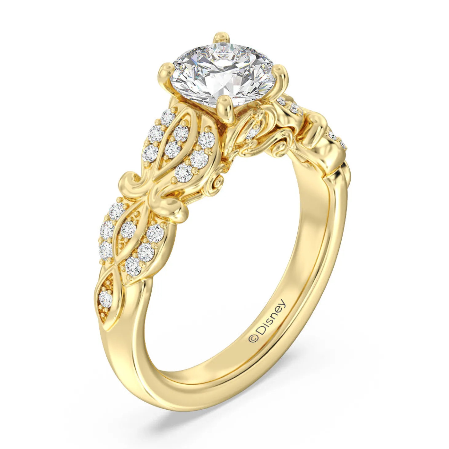 Enchanted Star Lab Grown Diamond Cinderella Carriage Engagement Ring