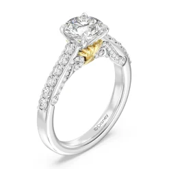 Enchanted Star Lab Grown Diamond 14K Gold Ariel Filigree Engagement Ring