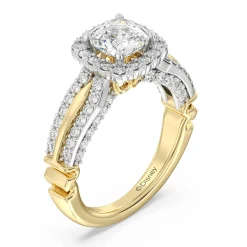 Enchanted Star Lab Grown Diamond Aurora Crown Engagement Ring