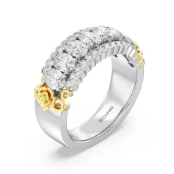Enchanted Star Lab Grown Diamonds Belle Rose Anniversary Band