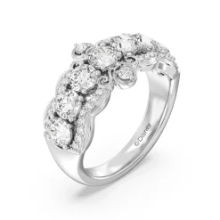 Enchanted Star Lab Grown Diamonds Cinderella Anniversary Band