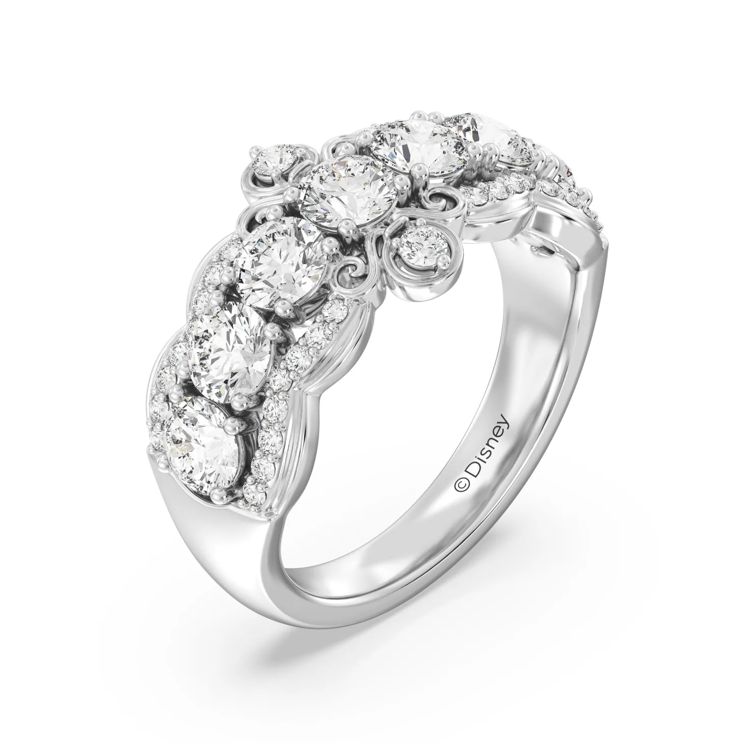Enchanted Star Lab Grown Diamonds Cinderella Anniversary Band