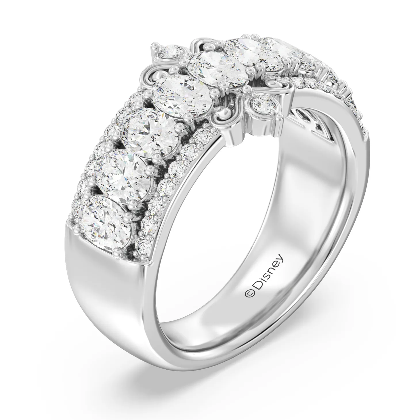 Enchanted Star Lab Grown Diamonds Cinderella Anniversary Band