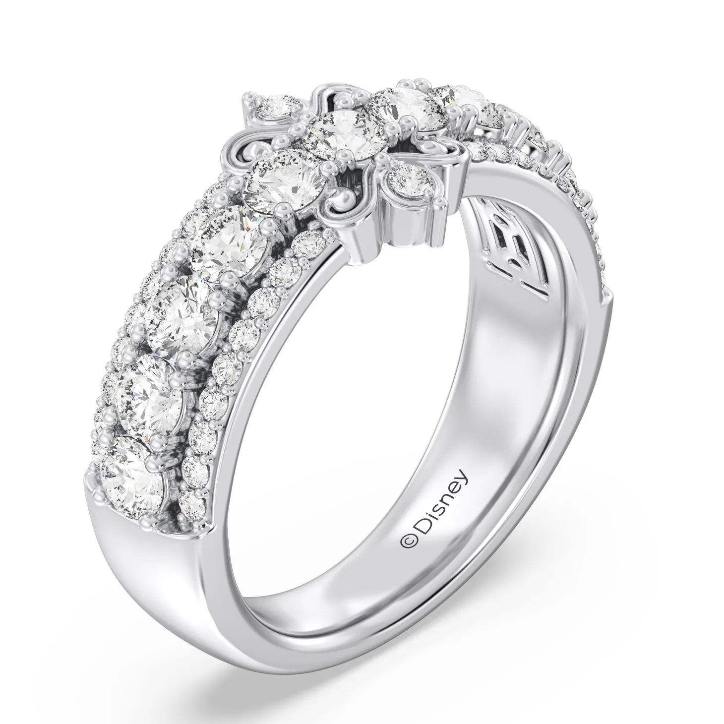 Enchanted Star Lab Grown Diamonds Cinderella Anniversary Band