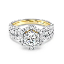 Enchanted Star Lab Grown Diamond 14K Gold Belle Engagement Ring