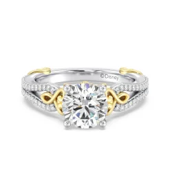 Enchanted Star Lab Grown Diamond 14K Gold Belle Vintage Engagement Ring