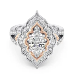 Enchanted Star Lab Grown Diamond Jasmine Arabesque Engagement Ring