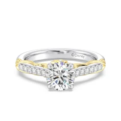 Enchanted Star Lab Grown Diamond 14K Gold Belle Rose Engagement Ring