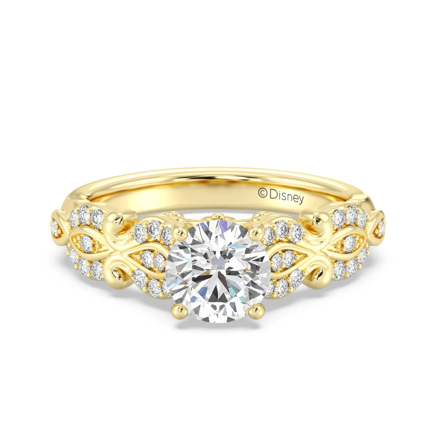 Enchanted Star Lab Grown Diamond Cinderella Carriage Engagement Ring