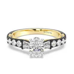 Enchanted Star Lab Grown Diamond 14K Gold Evil Queen Engagement Ring