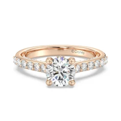 Enchanted Star Lab Grown Diamond 14K Gold Aurora Engagement Ring with Hidden Accent Details