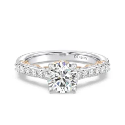 Enchanted Star Lab Grown Diamond 14K Gold Belle Rose Engagement Ring