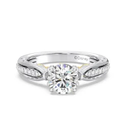 Enchanted Star Lab Grown Diamond 14K Gold Belle Rose Engagement Ring