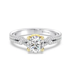 Enchanted Star Lab Grown Diamond 14K Gold Aurora Crown Engagement Ring