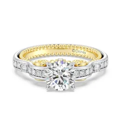 Enchanted Star Lab Grown Diamond 14K Gold Cinderella Carriage Engagement Ring
