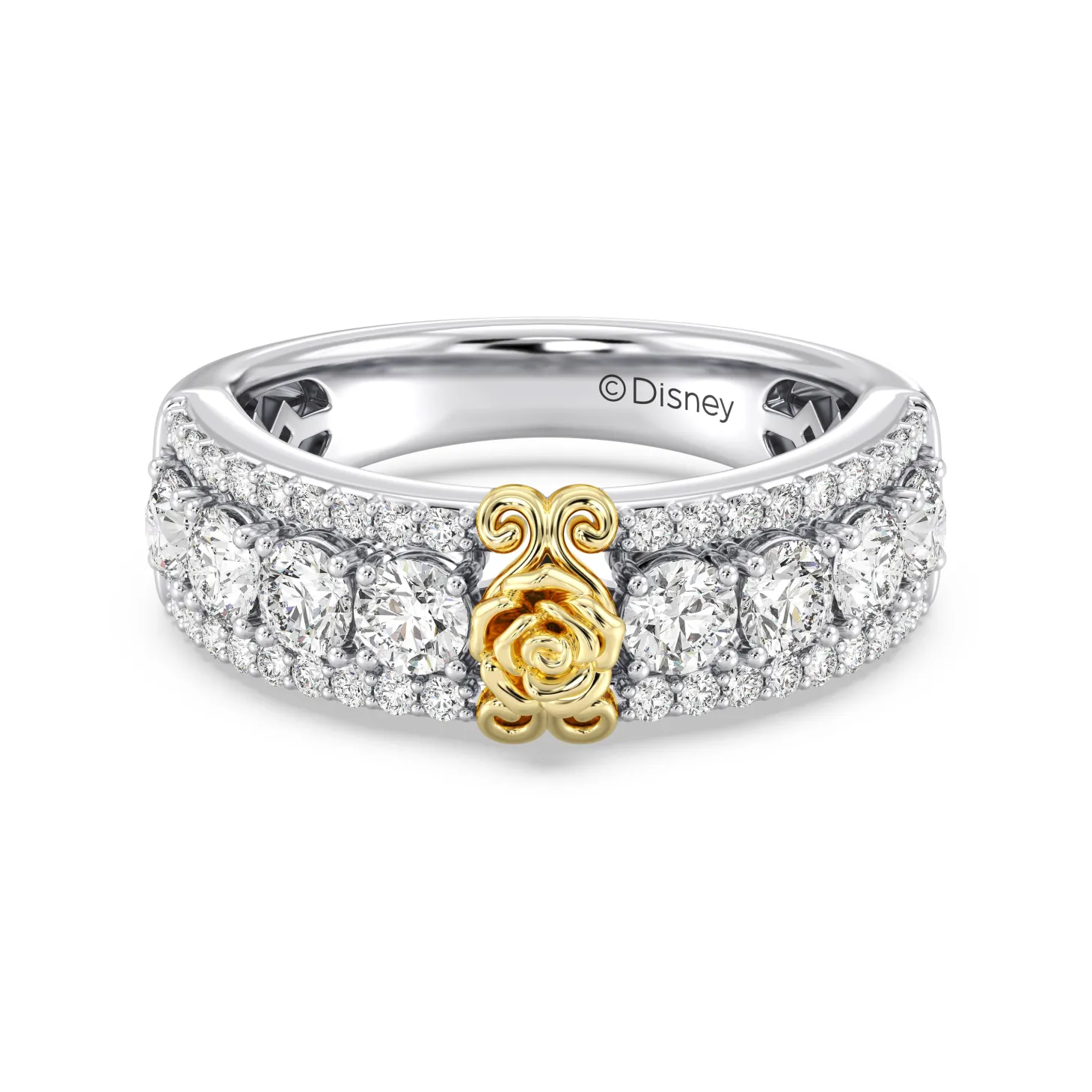 Enchanted Star Lab Grown Diamonds Belle Rose Anniversary Band